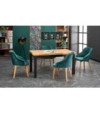 TIAGO SLIDING TABLE, TOP - CRAFT OAK, LEGS: BLACK order